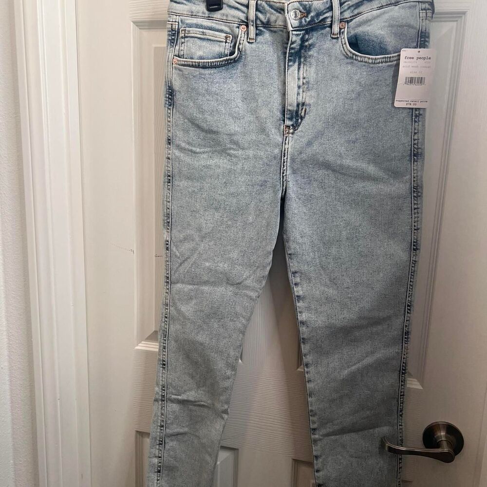 Free-people Women's Blue Jeans